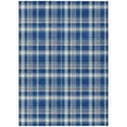 thumbnail image 2 of Addison Rugs Chantille Indoor/Outdoor Transitional Plaid Navy Washable Rectangle Rug, 8' x 10', 2 of 6