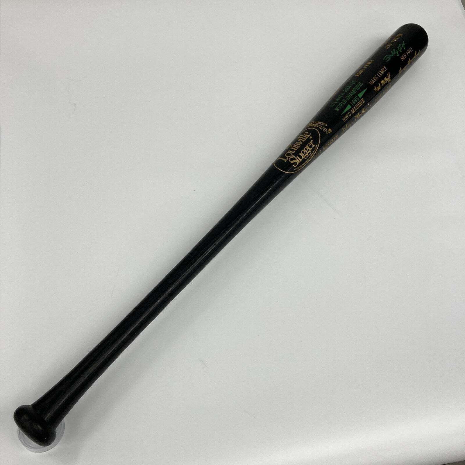 1995 Atlanta Braves World Series Champs Team Presentation Bat