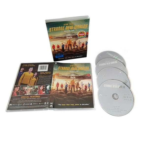 StarTrek Strange New Worlds: The Complete one Season 1 (DVD, 2021, 4-Disc Set)