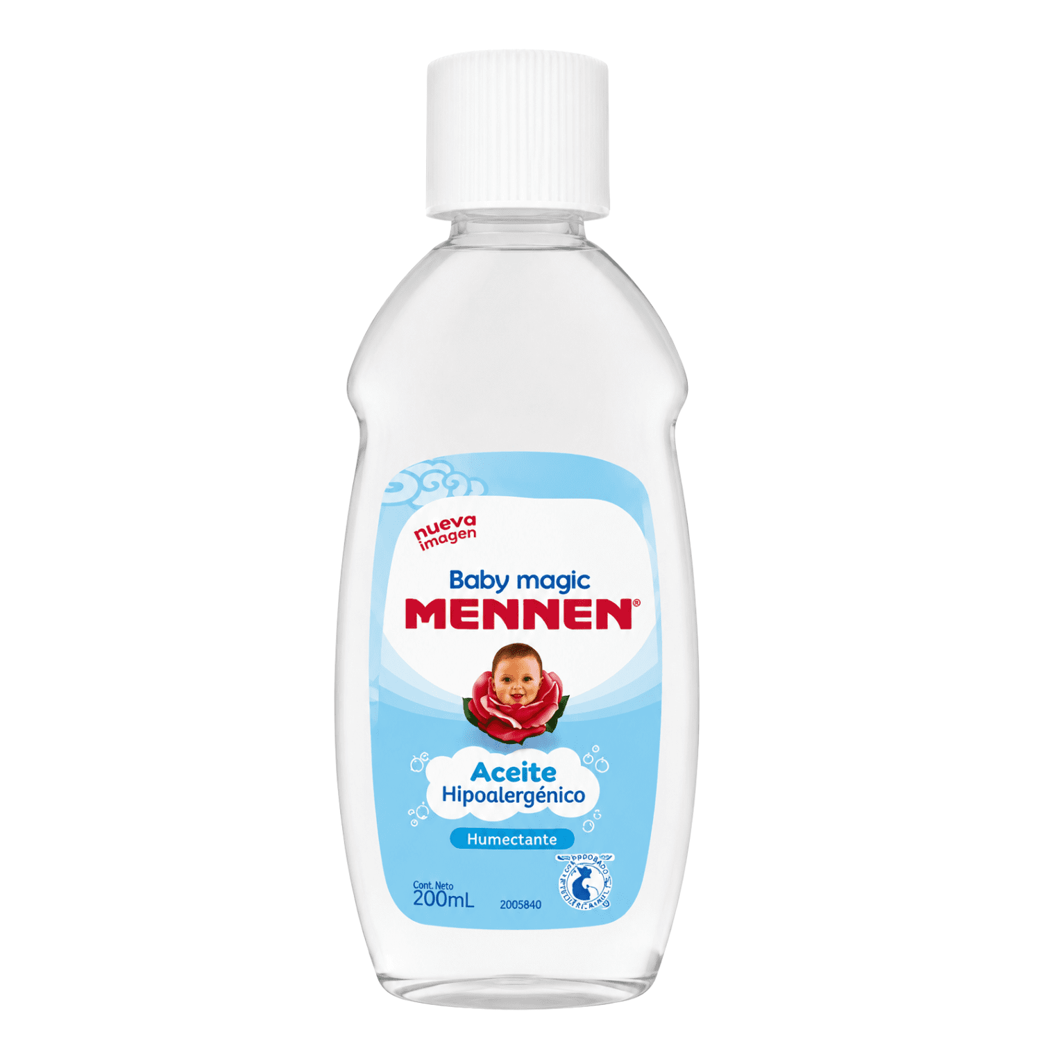 Baby Magic Mennen Aceite Hipoalergénico Baby Oil, Moisturizing Body Oil, Mineral Oil with Fragrance, 200 mL (6.7 fl oz)