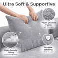 thumbnail image 4 of OUGRAZ Modern Modular Sectional Sofa, Compressed Cloud Couch with Deep Seat, Soft Upholstered Living Room Sofa, No Assembly Floor Sofa for Apartment Home-Gray, 4 of 10