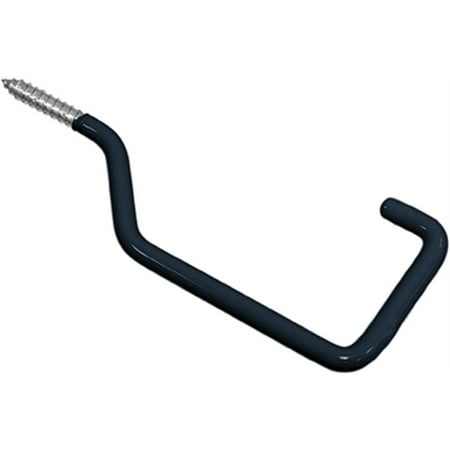 UPC 008236914221 product image for Part 851983 Black Vinyl Coated Rafter Hook, by Hillman, Single Item, Great Value | upcitemdb.com