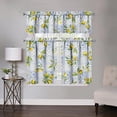thumbnail image 3 of Lemon Kitchen Curtains Set for Windows - Summer Kitchen Decor, Sink Window Valance, 3 Piece Set, 54x36 Inches, 3 of 7