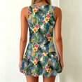 thumbnail image 6 of Minjewel Women Independence Day Printed Split Tankini Swimsuit Vacation Bathing Suit, Mint Green XL, 6 of 6