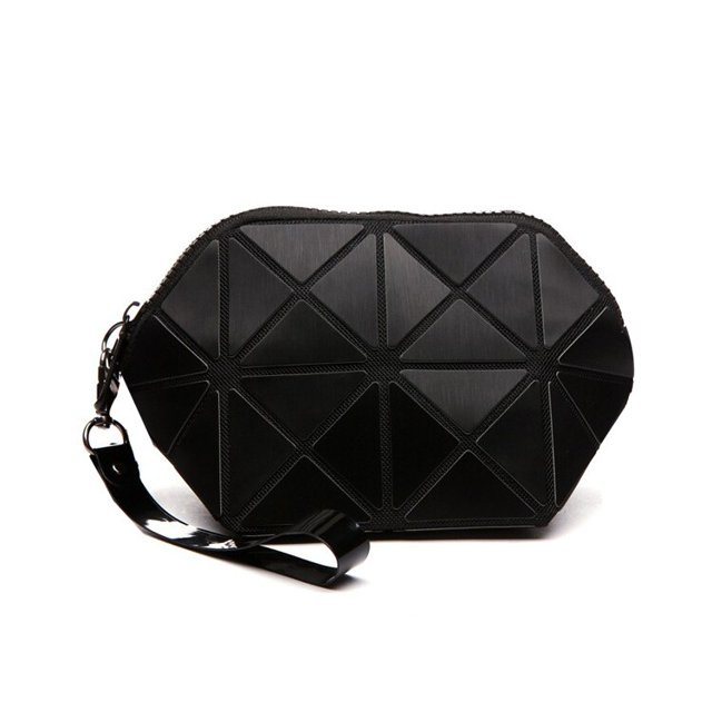 Bolsas geométricas para mujer, a la moda neceser, bolsa de maquillaje de marca LIUWENJING unisex