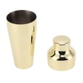 thumbnail image 3 of Coctelera de acero inoxidable 304 estilo francés para cócteles, ideal para mezclar bebidas, color dorado de lujo., 3 of 14