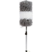 Telescopic Microfiber Duster – Detachable Dusting Tool with Long Handle – Premium Dusters for Cleaning – Scratch-Resistant Aluminum Pole – Easy to Use –and Washable Head