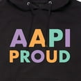 thumbnail image 3 of Instant Message - AAPI Proud - Men's Pullover Hooded Fleece Sweatshirt, 3 of 6