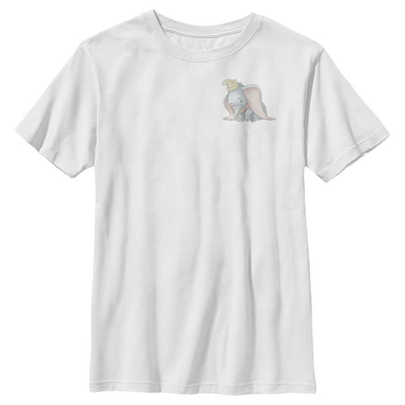 Boy's Dumbo Pocket Hit Graphic Tee White X Large