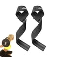 thumbnail image 3 of Weight Lifting Wrist Wraps, Breathable Deadlift Wrist Straps with Buckle, Skin Friendly Weightlifting Band for Increasing Friction, Cushioned Wrist Band for Strength Training, 3 of 9