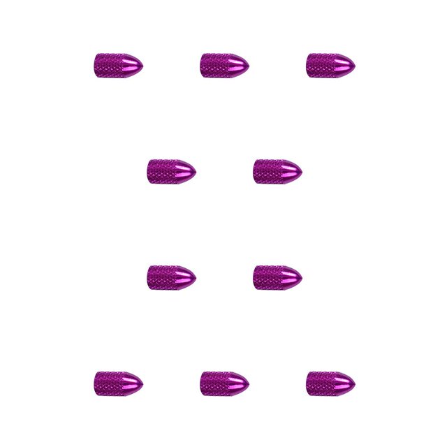 Soidarity 2 piezas tapas de válvula de neumático antipolvo accesorios de bicicleta fiables boquilla de aire resistente equipo deportivo Violeta 10piezas