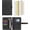 Black, variant on Wonderpool Leather Journal Refillable Binder A6 Writing Notebook Folder Organiser with Dotted Paper & Multi Pockets Cover for Business School Travel (A6, Coffee)