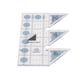 thumbnail image 3 of Regla de doble tira de 90 grados uso sencillo Regla de doble tira de 60 grados Estructura transparente antideslizante para dibujo ANGGREK Otros, 3 of 7