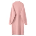 thumbnail image 5 of Ediodpoh Long Cardigans for Women Sweater Coat Casual Loose Knit Button Front Open Front Oversized Fall Winter Outwear Pink M, 5 of 5