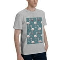 thumbnail image 2 of Bingfone Flamingo Men'S Loose Fit Short-Sleeve Pocket T-Shirt, 2 of 7