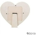 thumbnail image 2 of DIY Unfinished Wood Heart-Shaped Frames, Craft Kits, Misc DYO - Wood, DYO - Wood, Valentine's Day, 12 Pieces, Natural, 2 of 3