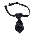 thumbnail image 4 of Corbatas para perros y gatos Salvador Ajustable 2pcs Pack Puntos Imprimir lindo - Azul, 4 of 10