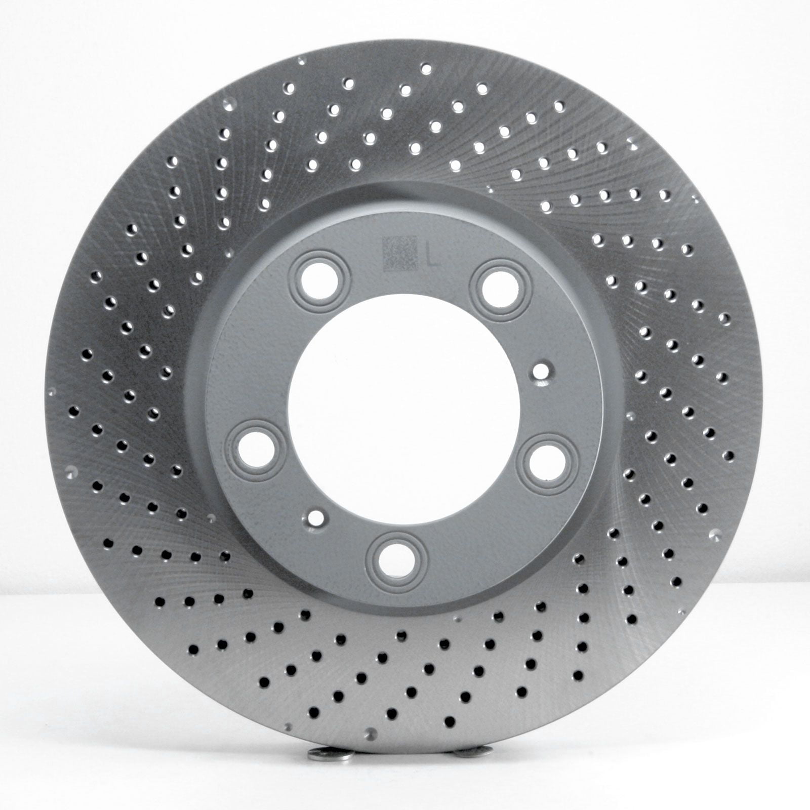 Front Left Dynamic Friction Company Hi-Carbon Alloy Brake Rotor (1) For 2013-2016 Porsche Boxster, 2014-2016 Porsche Cayman