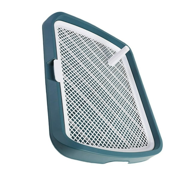 kurtrusly Mesh Dog Toilet Litter Box Easy Clean Comfortable for Small and Medium Dogs Green