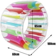thumbnail image 3 of Tambour Roulant Gonflable en PVC Vibrant : Jouet Interactif Parent-Enfant pour l'Herbe et l'Eau, Conception Robuste à Roulement Facile, Format Portable (100*65*60 cm) – Parfait pour le Rampement des Enfants et le Plaisir en Plein Air, 3 of 6