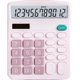 thumbnail image 1 of Calculadora Youho, calculadora electrónica de función estándar de energía dual con batería solar de 12 bits con pantalla LCD grande Calculadora de oficina rosa (una batería) ( kaili Sencillez, 1 of 3