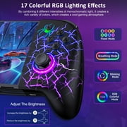 Switch Controller, QQV Switch Pro Controller with Turbo, Vibration, Programmable for Nintendo Switch/OLED Joypad