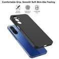 thumbnail image 2 of Galaxy A17 5G Case, Takfox Samsung Galaxy A17 5G 6.7" Basic Case [Frosted] Shockproof Case Liquid Silicone Gel Rubber Soft TPU Anti-slip Bumper Thin Matte Slim Phone Case Covers ,Black, 2 of 9