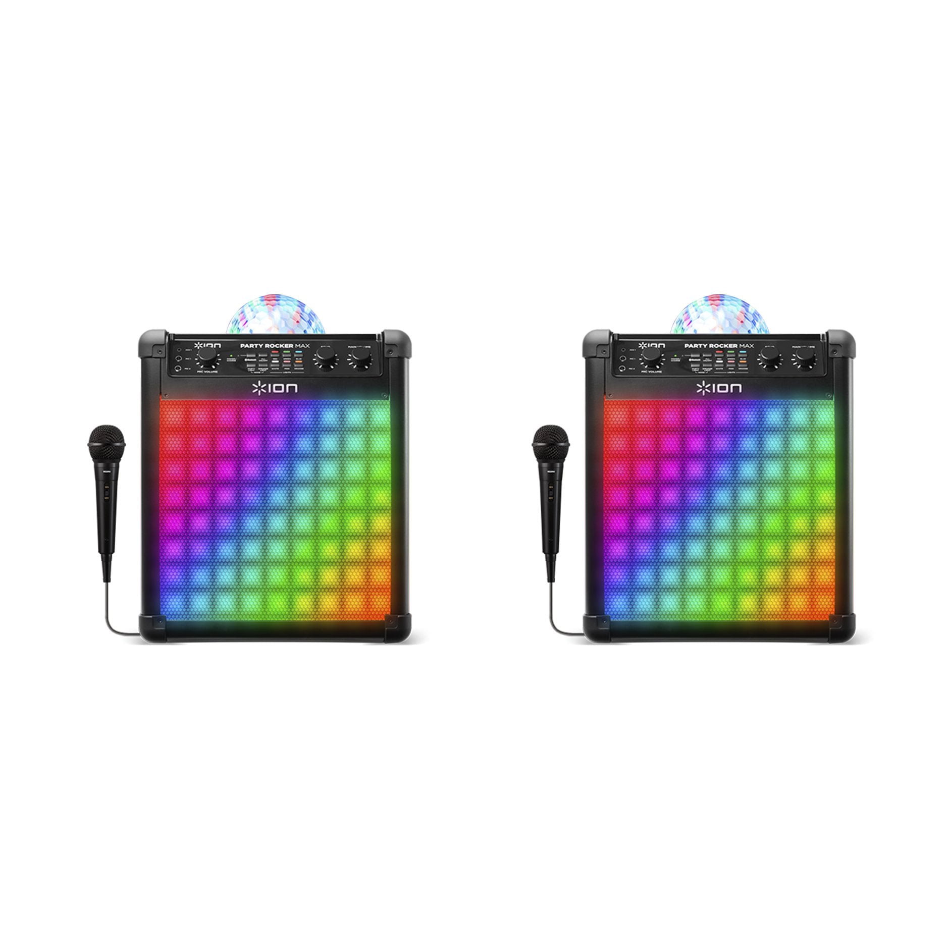Ion Party Rocker Max Wireless Bluetooth Karaoke Speaker with Lights (2