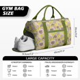 thumbnail image 5 of Sunflowers Womens Gym Tote Duffle Bag with Wet Pocket & Shoe Compartment, Floral Travel Duffel Bag Overnight Weekender Hospital Tote Girls Workout Carry on Bag with Luggage Sleeve, 5 of 6