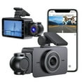 thumbnail image 2 of Dash Cam 1080P High Definition Two Recording Wifi Interconnection 3 Inch Screen Infrared Night Vision Driving Recorder For Front And Inside Vehicle Security Recording, 2 of 7