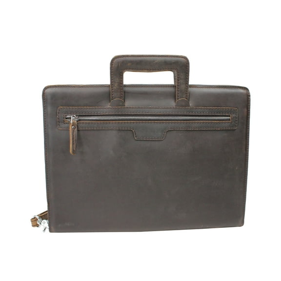 Vagarant Traveler Cowhide Leather Slim Portofolio Carrying Case LH21.DB