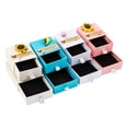 thumbnail image 4 of 1Set Cardboard Jewelry Box with Paper Flower and Stickers Rectangle Mixed Color, 4 of 9