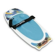 Xspec Kneeboard with Hook for Knee Surfing Boating Waterboarding, White