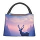 thumbnail image 1 of Easygdp Night Sky Elk Bolsa de Almuerzo Insulada Reutilizable, Bolsa de Mano y Bandolera para Oficina, Trabajo, Viajes, 1 of 6