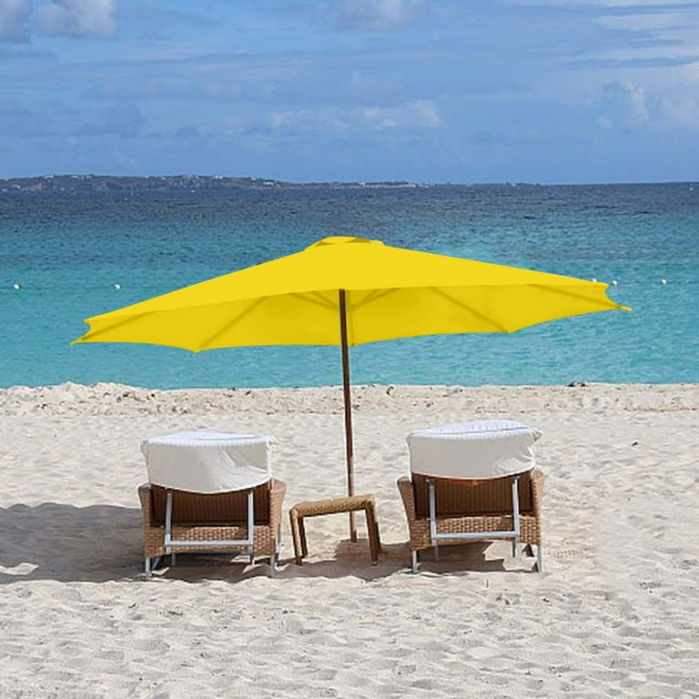 backyard patio umbrella Treasure Garden 8x10 Foot Rectangular Crank Lift Auto Tilt Umbrella