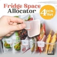 thumbnail image 1 of Fiudx Organizador de Refrigerador, 4 Tableros Divisorios Que Ahorran Espacio, Divisores para Clasificar Alimentos, Solución de Almacenamiento de Fácil Instalación, para Cocina o Despensa, Esencial pa, 1 of 6