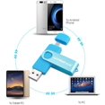 thumbnail image 4 of OTG USB Flash Drive Wansenda 2 in 1 USB Memory Stick Micro Port & USB 2.0 Pen Drive for Android Devices/PC/Tablet/Mac, 4 of 5