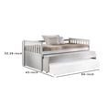thumbnail image 5 of Twin Pull Out and Daybed with Slatted Side Panels, White, 5 of 5
