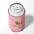 thumbnail image 4 of Shar Pei Pink Flowers Can or Bottle Hugger, 4 of 5