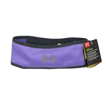 Under Armour Women's UA Elements Fleece Headband One Size Fits Most Orchid Purple Gray
