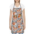 thumbnail image 3 of Sikiie Vintage Blue Fox Family A Aprons for Kitchen Cooking Aprons, Chef Apron for Men Women Chef, 3 of 7