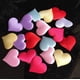 thumbnail image 5 of Confeti de esponja con forma de corazón para bodas, flores espolvoreadas a mano, guirnalda de luces, pétalos en forma de corazón, 5 of 6