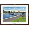 thumbnail image 5 of Art.com St. Petersburg, Florida - Snell Isle Bridge View Art Print by Lantern Press, Brown Frame Wall Art, 44" x 32", 5 of 5