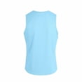 thumbnail image 5 of Purcolt Mens Sport Tank Tops Stretchy Casual Crew Neck Sleeveless T-Shirts Comfort Workout Yoga Athletic Basic Shirts, 5 of 9