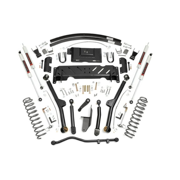 Rough Country 4.5" Lift Kit w/M1 Shocks for 1984-2001 Jeep Cherokee XJ - 61640