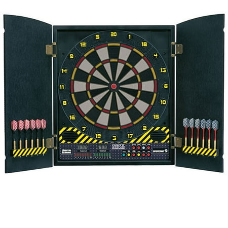 Sportcraft Dart Zone Electronic Dartboard and Cabinet