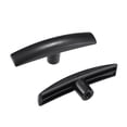 thumbnail image 1 of Unique Bargains 2 Pcs RV Waste Valve Handle Replacement Fit for Camco 1-1/2' and 3' Gate Valves Plastic Black, 1 of 7