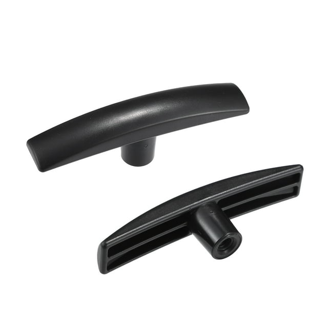 Unique Bargains 2 Pcs RV Waste Valve Handle Replacement Fit for Camco 1-1/2' and 3' Gate Valves Plastic Black
