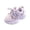 14#Purple, variant on Girls Sneakers Kids Lace Up Slip Resistant Lightweight Outdoor Trekking Walking Running Shoes