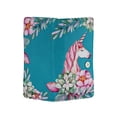 thumbnail image 3 of Shagwear Unicorn Large Teal Zipper Wallet, 3 of 5